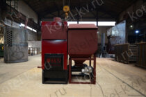 Водогрейный котел твердотопливный с ретортой