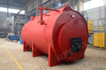 Парогенератор сушки тротуарной плитки